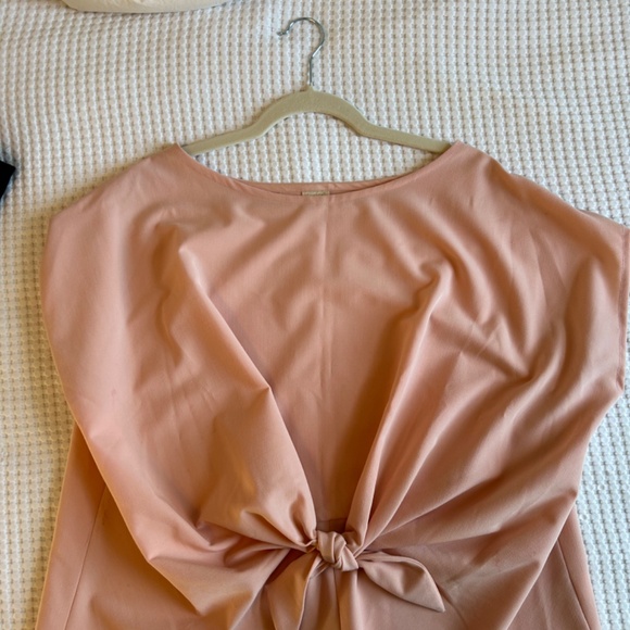 Pink drapey blouse size M/L - Picture 2 of 4